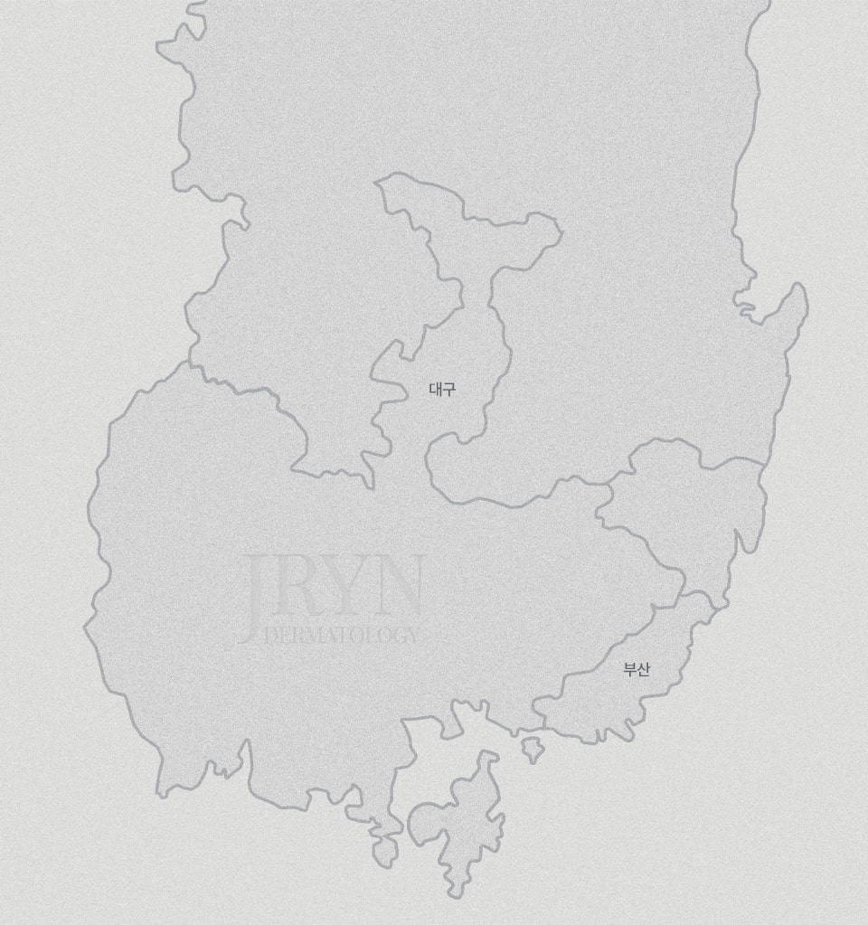 경상권 지도 일러스트